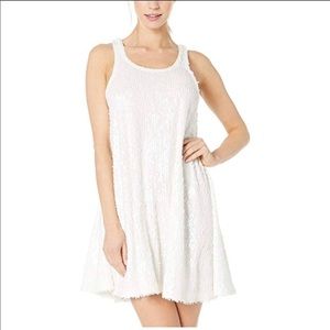 Norma Kamali NWT white sequin dress